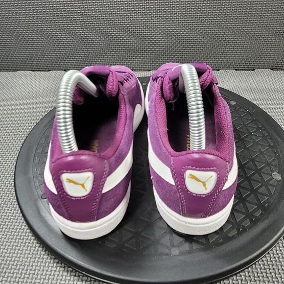 Womens Sz 6 Purple Puma Vikky Soft Foam Suede Sneakers - Picture 5 of 9